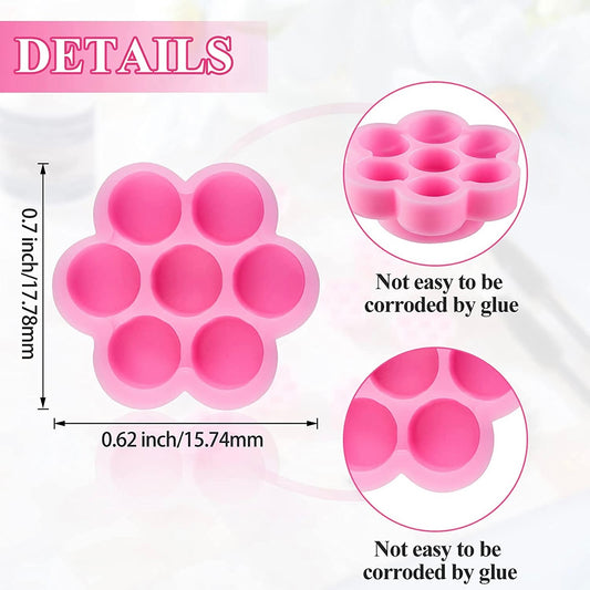 Hot Pink Flower Cups