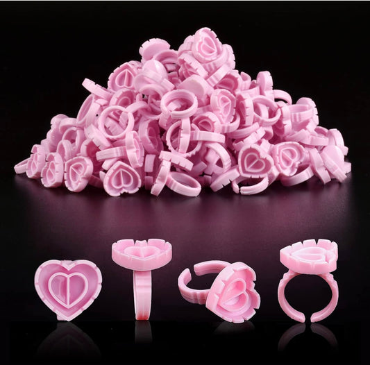 Heart Shaped Glue Rings