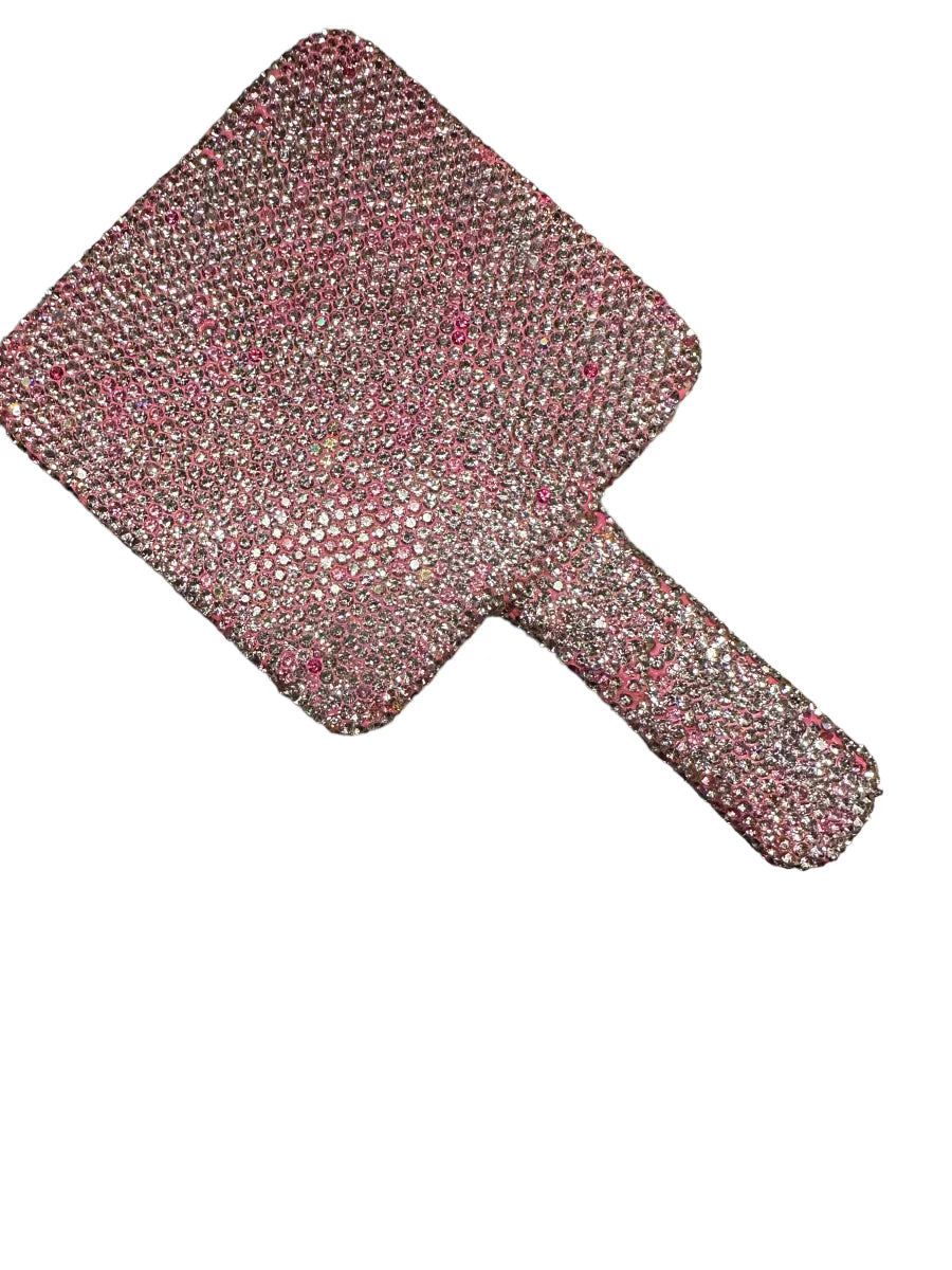 Bedazzled hand held mirrors